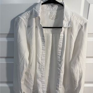 White button down